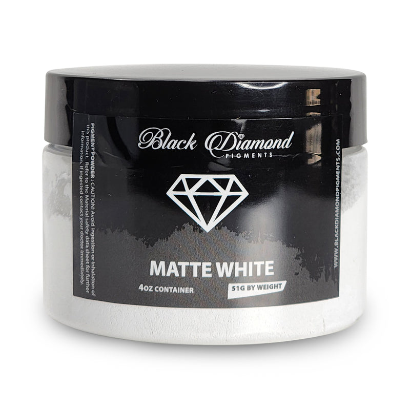 Matte White - Professional grade mica powder pigment – The Epoxy